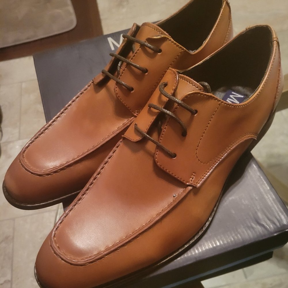 Tan Derby men's shoe